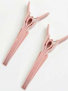 3 piezas de pinzas para el cabello de unicolor de cuatro puntas para mujer, pinzas sin deslizamiento sin costuras para dar volumen a la raíz, pinzas invisibles para peinar el flequillo, herramienta de peinado de volumen rápido, conjunto de accesorios para el cabello para uso diario, salón y viajes, pinzas para el cabello - Multicolor - Ver 12