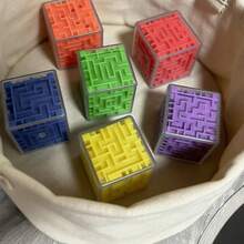 Gift For Her/Him: 12 Cute Mini Square Maze Toys, Educational And Competitive Toys. Classroom Prizes, Birthday Party Favors, Christmas And Halloween Gifts, Novelty Toys, Stress-Relief Toys, Summer Outdoor Toys, Pocket Toys (Random Selection) - 12 Items - View 7
