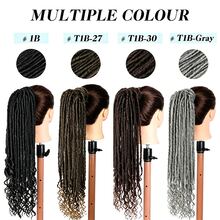 Women's Fashionable And Versatile Wig, 22-Inch Crochet Hair Ponytail For Changing Looks, Halloween - Multicolor - View 3