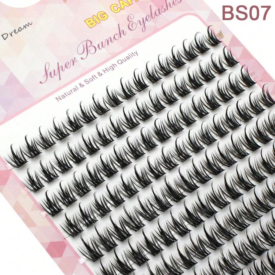 New Wheat Ear Spire False Eyelashes 10 Rows Large Capacity Lightweight Soft Fashion 3D Natural Long Dense Little Devil Cartoon Style - D - View 1