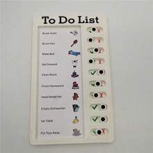 1pc Children's Chore Chart, Children's Visual Schedule Planner, ADHD Tool, Self-Discipline Learning Plan Task Organizer, RV Checklist, Planning Board, Checklist Board, Chore Organizer, Replacement Cardboard, Neurodiversity, Good Habit Tracker - A - View 8