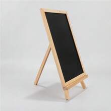 2pcs, 13*18 Creative Blackboard, Wooden Stand, Small Easel, Market Stall Menu Advertising Board, Mini Decorative Blackboard - Multicolor - View 3