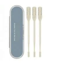 [12-Pack]Double-Sided Nose Hair Trimmer Set + Soft Cleaner | Stainless Steel & ABS | Pastel Colors (Deep Green, Sky Blue) | 360° Rotation, Battery-Free | Travel-Friendly For Men/Women - Nose Hair Knife - View 17