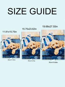 1pc Golden Retriever Oil Painting, Vintage Animal Art, Abstract Sleeping Dog On Couch,Festival Gift, Suitable For Bedroom,Living Room, Bath,Wall Arts,Wall Decor,Home Decor,Room Decor, Canvas Wall Art, Posters, Wall Art With Frame, Optional Frame ﻿ ﻿ - 1PCS - View 9