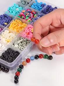 1pc Transparent Elastic Beaded String, 39.37 Inches, Strong Elastic DIY Jewelry Making Cord, Suitable For Necklaces, Bracelets And Decorations, High Quality Durable And Easy To Use Jewelry String, Handmade Accessories - Multicolor - View 7