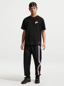 Nike "CHBL" 耐用籃球系列男款防潑水籃球長褲 IR6279-010 - 黑色 - 查看 5