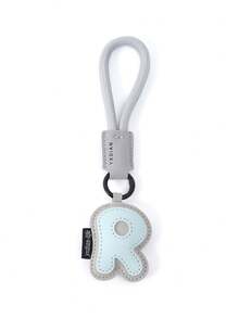 1pc PU Leather 3D Letter A-Z Keychain Pendant, Women's Fashion Bag Backpack Charm With Round Ring Buckle - Suitable For Valentine's Day Gift Or Decoration - Multicolor - View 23