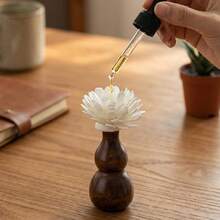 Solid Wood Gourd Ornament, Black Walnut Car Dashboard Decoration, Wooden Handicraft, Essential Oil Diffuser, Creative Flower Vase Base - Multicolor - View 6