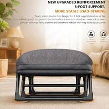 Sturdy Portable Folding Bed, Compact Space-Saving Design, Durable Frame, Multi-Purpose Use - Perfect For Travel, Camping, Guests & Home Office Naps. Easy To Store & Set Up. Practical & Thoughtful Gift Choice! - Padded Portable Version - View 4