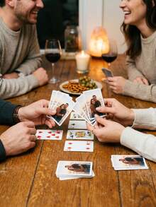 Custom Couple Photo Playing Cards, Personalized Romantic Deck With Your Photos For Anniversary, Valentine's & Date Nights,Custom Photo Deck As A Romantic Keepsake Gift,Playing Cards With Your Memories For Home Games - Multicolor - View 5