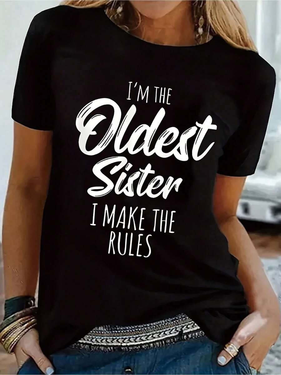 Women T-Shirts - Black - View 1