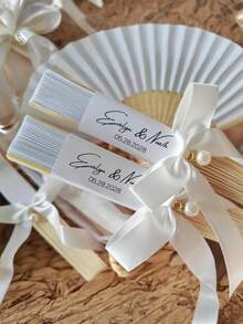 Wedding Favor Fans (Bulk Supply) / Bride And Bridesmaid Favors / Romantic Summer Wedding Special Event Fans / Folding Fans - Multicolor - View 6