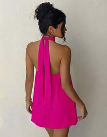 Swisz Women Jumpsuits - Hot Pink - View 7