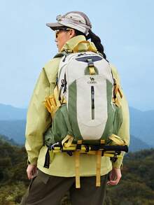 CAMEL CROWN Hiking Backpack, Outdoor Professional Backpack, Men & Women Sports Backpack, Large Capacity Lightweight Trekking Travel Bag - Army Green - View 4