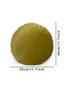 1件/2件組合套裝 純色圓形枕套 現代極簡主義 絲絨圓形窗座墊套 親膚柔軟 客廳臥室沙發用 不對稱裝飾抱枕套 日常休閒 花園露台布藝裝飾 床頭靠墊套 車枕套 四季通用 不含內芯 直徑45cm 50cm 30*50cm 45*45cm - 30#淺綠 - 查看 14