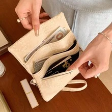 Women's Long Large Capacity Minimalist Versatile Clutch Wallet - Multicolor - View 8