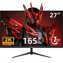 GAWFOLK 34" 4K 165Hz Curved Gaming Monitor | 1500R Immersive Screen, 1ms GTG, FreeSync Premium & HDR400 | Ultra-WQHD 3440x1440, 95% DCI-P3, 400 Cd/M², Anti-Glare | Adjustable Stand (Height/Tilt/Swivel) & VESA Compatible | Dual 2.1 + 2 DisplayPort 1.4 | Low Blue Light & Flicker-Free | Perfect For PC Gaming, Home Office & Cinematic Entertainment | Ultimate Father's Day / Graduation Gift For Gamers & Creators [Monitor, Gaming Monitor, Computer Monitor, PC Monitor, Portable Monitor, TV Alternative] - US A Type Plug(110-127V) - View 19