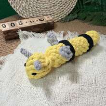 Little Bee Shaped Chew Rope Toy For Pets, Durable, Teeth Cleaning, Interactive Training, Suitable For Medium And Large Dogs, Stress Relief, Pet Supplies - Little Bee - View 4