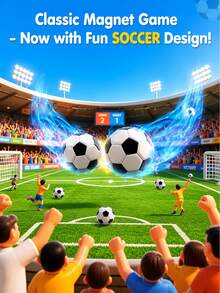 Children's Magnetic Football Game With Mine Stepping Function, Magnetic Induction, Educational Interactive Board Game, Board Game Toy, Holiday Gift - Multicolor - View 5