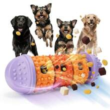 Interactive Dog & Treat Dispenser Toys With Adjustable Puzzle Feeders - Suitable For Breeds & Sizes, Treat-Dispensing Brain For Puppies, For, Crate, Travel - Ideal Gift For Dogs And Cats - 1PC - 查看 5