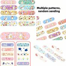 30/50/100pcs Kaos Kaki Transparan Anak-Anak Motif Kartun Anti Gesekan Bernapas Lucu, Tersedia Berbagai Pola Kartun - View 7