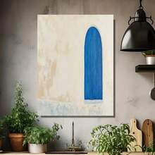 Pintura al Óleo sobre Lienzo Pintada a Mano - "Danza de las Olas del Océano Verde" - Arte Abstracto de Paisaje Natural, Decoración Moderna para Sala, Dormitorio u Oficina - Vitalidad Armoniosa, Pinceladas Delicadas, Presentación Perfecta del Espacio, Combinando Serenidad y Vitalidad - Enmarcado - Ver 4