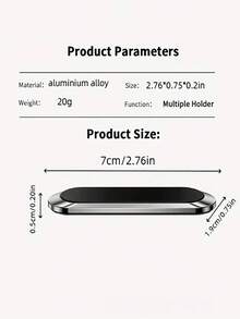 Upgraded Aluminum Alloy Magnetic Car Phone Holder - Dashboard And Windshield Magnetic Mount, Providing Secure Navigation Support - Multicolor - View 4