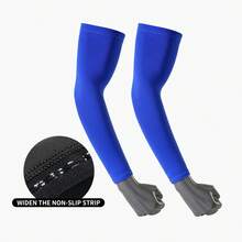 Summer Plus Size Ice Silk Sleeves Breathable Quick Drying Sleeves For Men And Women Outdoor Sports Washable Arm Sleeves - Multicolor - View 11