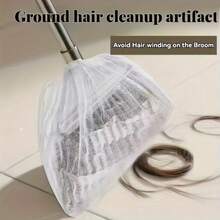 1/50/100 Pieces Of Disposable Broom Cloths, Suitable For Household Cleaning - Featuring Static Adsorption And Dust Prevention Functions - Can Be Freely Stretched Without Worrying About Deformation - Compatible With Various Sizes Of Brooms - A - View 7