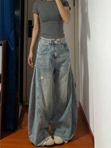 Women Jeans - Blue - View 1