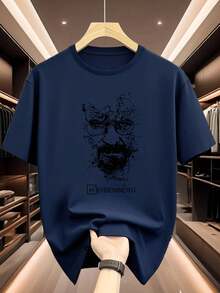 Nueva Camiseta Holgada, Cómoda, Versátil y Suave, Camiseta a la Moda, Top Elástico Estilo Hip-hop, Sensación Exquisita, Textura Juvenil - Blanco - Ver 6