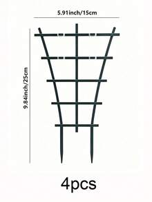 Stackable Plant Trellis, Plastic Climbing Plant Support Lattice, Suitable For Potted Plants, Indoor Climbing Plants, Small Climbing Plants, Reusable Floral Plants, Rear Lattice Hook Growth Accessory, Home And Outdoor Universal - Multicolor - View 10