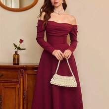 jianchaimaoyi02  Vestido elegante vintage para mujer con bolsillos, vestido casual para fiesta de vacaciones, ropa de invierno roja para mujer, ropa de invierno para mujer, conjunto de Navidad para mujer, ropa de Navidad, conjunto de Año Nuevo, conjunto de Acción de Gracias para mujer, vestido de invierno para mujer, vestido de Navidad para mujer, vestido de fiesta de Navidad para mujer, vestidos de Año Nuevo para mujer, vestidos elegantes para fiesta, vestidos para mujer, vestido de graduación, vestid - Negro01 - Ver 5