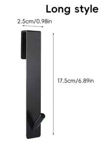 Stainless Steel S-Shaped Towel Rack, Suitable For Glass Door, Bathrobe Hook, Wall Mounted Clothes Rack, Hanger, Hook, Room Decor, Over The Door Hook, Wall Mounted Hook, Wardrobe Storage, Key Hook, Key Rack, Coat Rack, Adhesive Hook, Bathroom Storage, Wall Mounted Hook - Multicolor - View 16