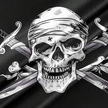 2D Flat, 2D Door Banner, 1pc 2D Printing XPersonalied Boat Flag Custom Outdoor Flags 3x5ft Skull Pirate Flag Banner DIY Your Text Customied Gifts For Halloween Holiday Party (Single-Sided)701(3X5)(One Side Print) - 4*6 - 查看 4