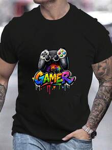 Camisetas de hombre - Negro - Ver 1
