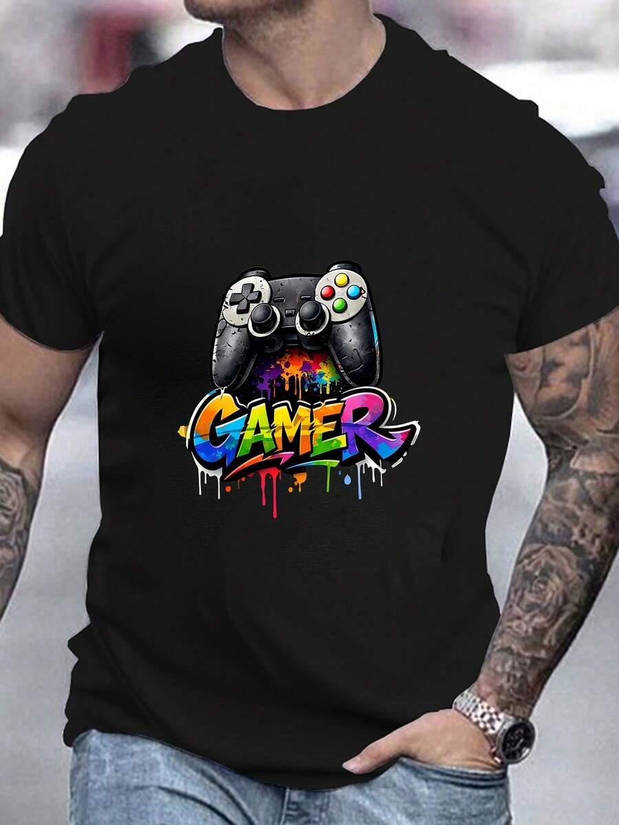 Camisetas de hombre - Negro - Ver 1