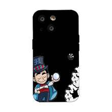 Tema mágico del niño mago azulfunda de teléfono Fundas compatibles con ,Apple,VIVO,OPPO,,, y Honor.Fabricadas en silicona TPU,ofrecen protección contra golpes y caídas. - Negro - Ver 2
