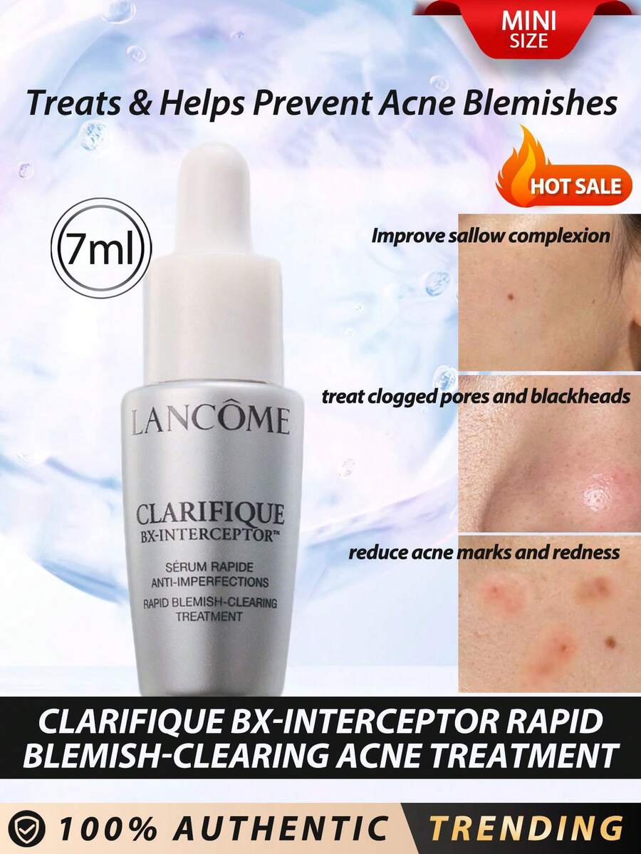 Lancôme 蘭蔻 [迷你] Clarifique Bx-Interceptor 治療精華 7ml / 這款雙效精華液兼局部治療產品旨在清除痤瘡並幫助防止新痤瘡斑塊形成 - Clarifique - 7ml - 查看 1