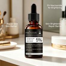 Niacinamide Brightening Serum. Can Brighten Dull Skin Tone, Control Oil Secretion, Shrink Pores And Relieve Redness, Repair Skin Barrier, Replenish And Lock In Moisture, Fast Absorption. Suitable For All Seasons And All Skin Types. - Niacinamide - View 5