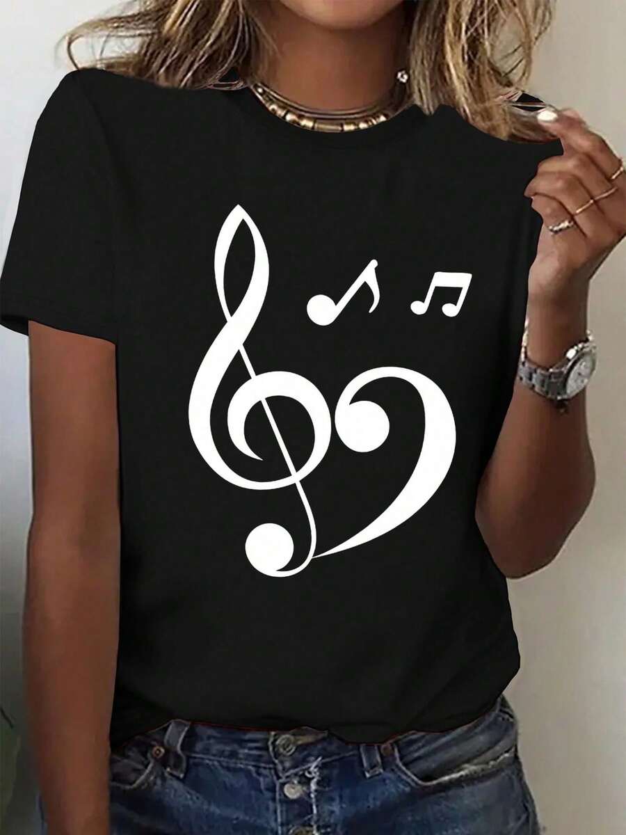 Women T-Shirts - Black - View 1