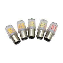 升級版高亮度 LED 前大燈 1156 1157，適用於汽車、卡車、露營車及其他多種場景，紅/琥珀/白色可選，2入/包 - 1157 - 查看 5