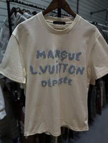 Women's Plus Size T-Shirts With Embroidered Logo 100% Authentic - 杏色 - 查看 4