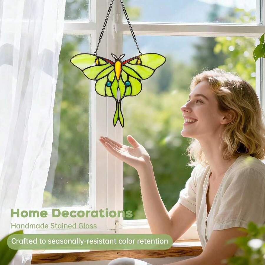 Best-Selling Acrylic Colorful Moon & Goose Pendant Sun Light Supplementer, Craft Gift For Women - Multicolor - View 1