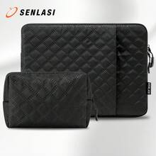 SENLASI 13-16 吋筆電保護套，適用於 13.5/14/15.6/16 吋 HP 筆記型電腦，可攜式筆電保護套附配件收納袋，黑色 - 查看 10