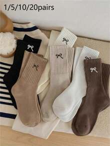 5/10 Women's Boat Socks Casual Versatile Suitable For Daily Wear - Multicolor - View 5