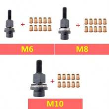 30pcs Rivet Nut Tool Kit - Alloy Steel, M3, M5, M8 Industrial Rivet Nut Setter Tool Set, Manual Rivet Gun Tool | Rivet Pliers, Suitable For Home DIY, Furniture, Automotive Repair And Metal Fabrication Projects, Men's Tools, DIY Tools, Multifunctional Tools - Multicolor - View 16
