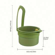 Hanging Kitchen Sink Press-Type Food Waste Filter Basket, Anti-Clogging Drain Filter Strainer, Suitable For Vegetable And Noodle Residue - A - View 10