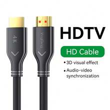 كابل VegGieg 4K HDTV 2.0، كابل عالي السرعة 4K@30Hz للتلفزيون والشاشة والكمبيوتر المحمول - مشاهدة 6