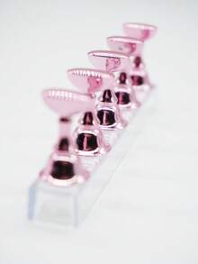 Simple Nail Art Chess Pieces Practice Nail Holders Daily Casual Tools - Pink - View 4